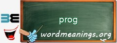 WordMeaning blackboard for prog